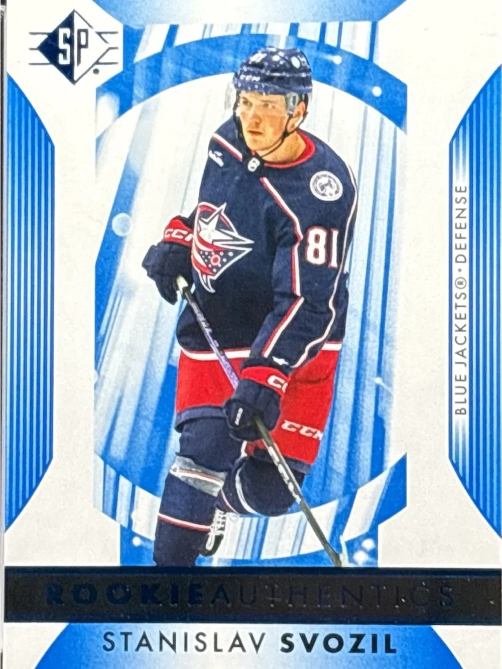 Upper Deck SP Authentic Stanislav Svozil Rookie Card